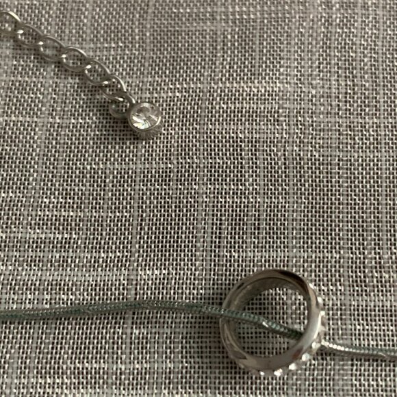 Fifth Ave. Crystal and Silver Tone Necklace - Picture 4 of 5